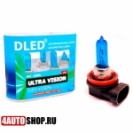  DLED Автомобильная лампа H9 Dled "Ultra Vision" 8000K (2шт.)